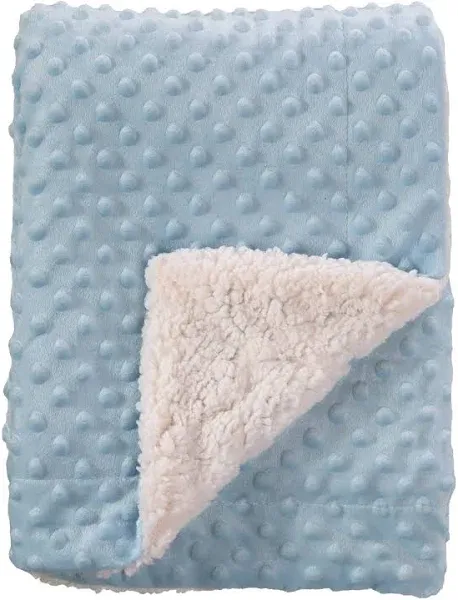 CREVENT Cozy Soft Warm Sherpa Baby Blanket