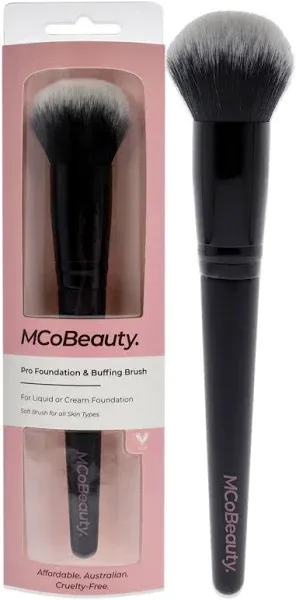 Pro Foundation and Buffing Brush by MCoBeauty for Women