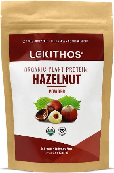 Organic Hazelnut Protein Powder - 8 oz - 7g Protein - Single Ingredient - Non-GMO Project Verified