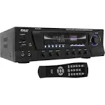 300W Digital Stereo Receiver System - AM/FM Qtz. Synthesized Tuner, USB/SD Card