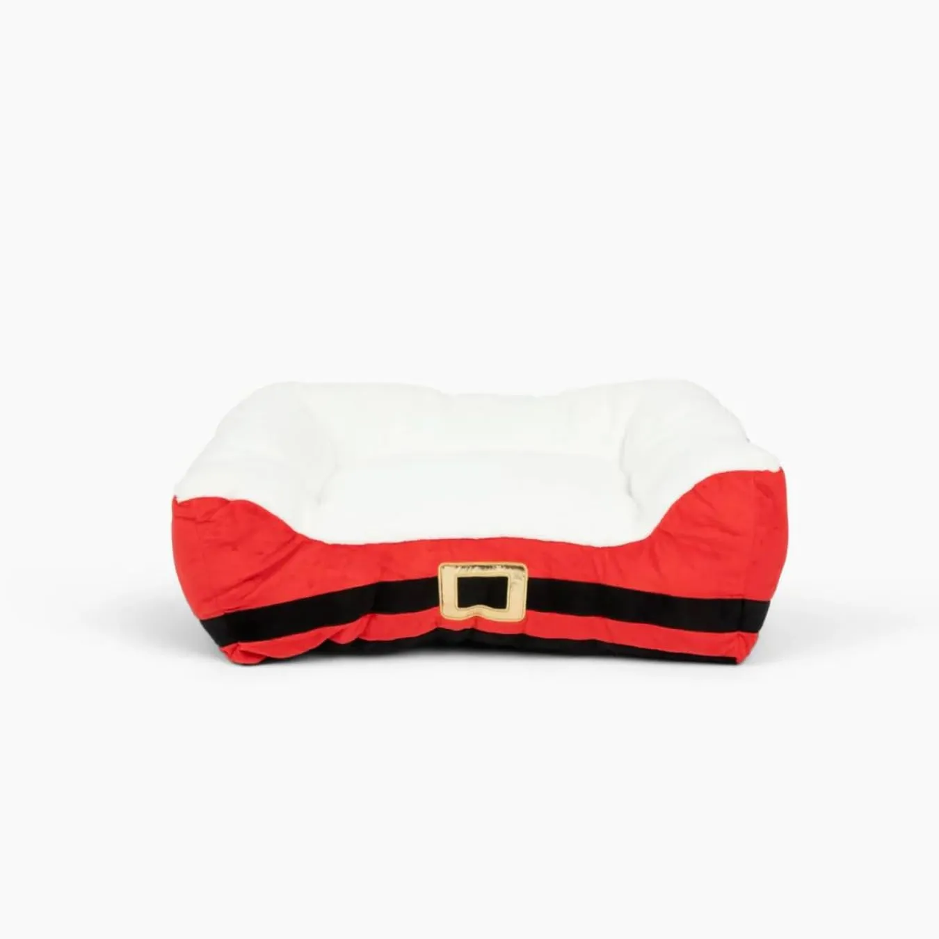 Midlee Santa's Belt Christmas Dog Bed