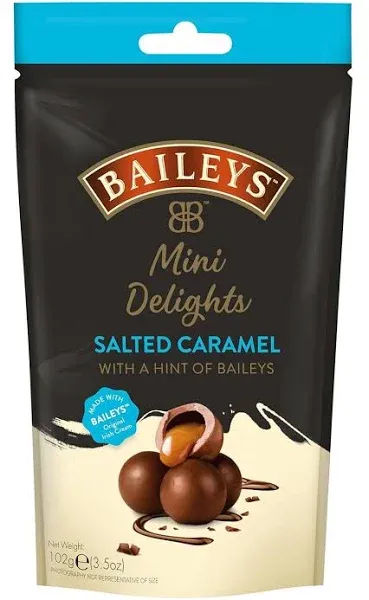 Baileys Chocolate Mini Delights Salted Caramel With Baileys, 102G Pouch