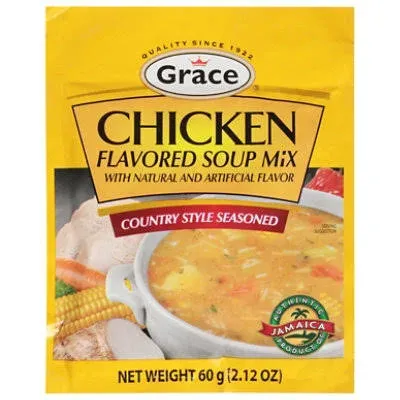 Grace Soup Mix, Chicken Flavored, Country Style Seasoned