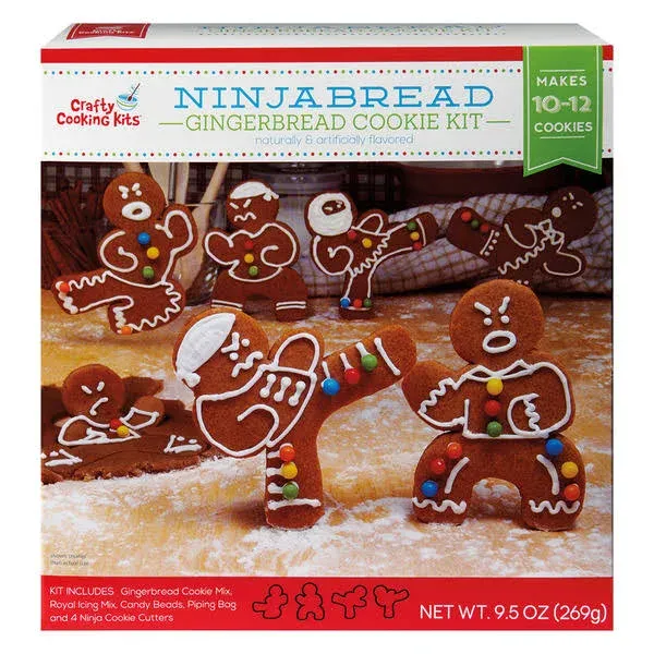 Ninjabread Gingerbread Cookie Kit