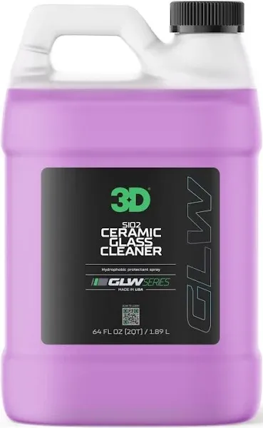 3D GLW Series SiO2 Ceramic Glass Cleaner 64 oz