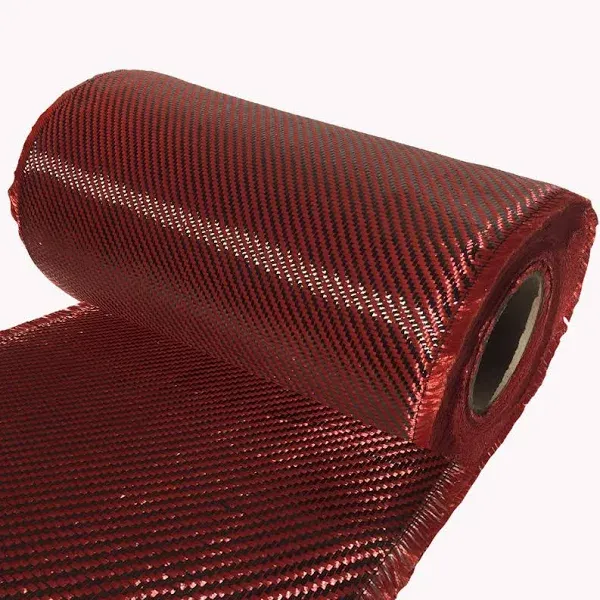 Kevlar/Carbon Fiber Aramid 4 inch x 5 ft Red