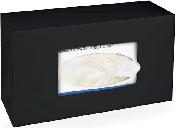 SimplyImagine Black Glove Box Holder Dispenser