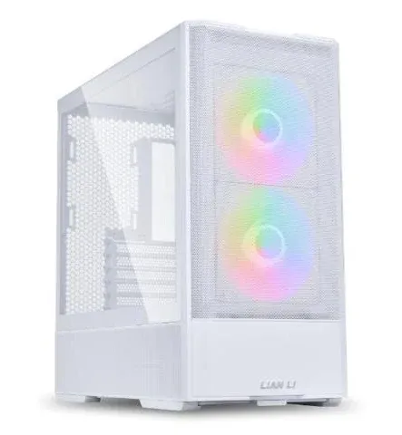 Lian Li Lancool 207 Tempered Glass ATX Mid-Tower Computer Case - White