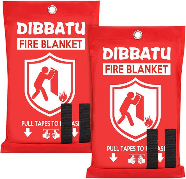 Fire Blanket for Home and Kitchen, Fire Blankets for Home, Fire Retardant Bla...