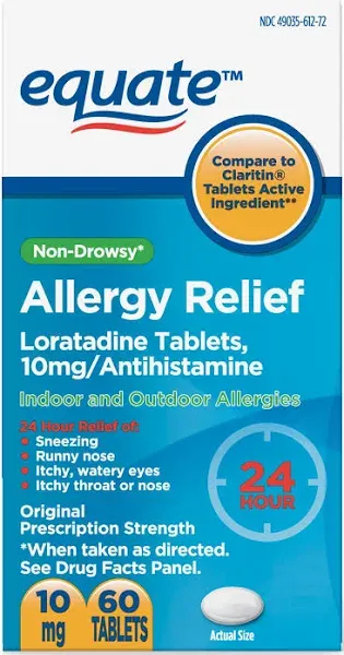 Equate Allergy Relief Loratadine Tablets