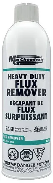 mg Chemicals 413B Heavy Duty Flux Remover, 425g (15 oz) Aerosol Can