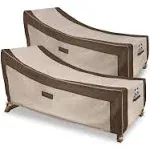 Lounge Chair Cover, Heavy Duty Chaise Lounge 70L x 32W x 30H/20H inch(2 pack)