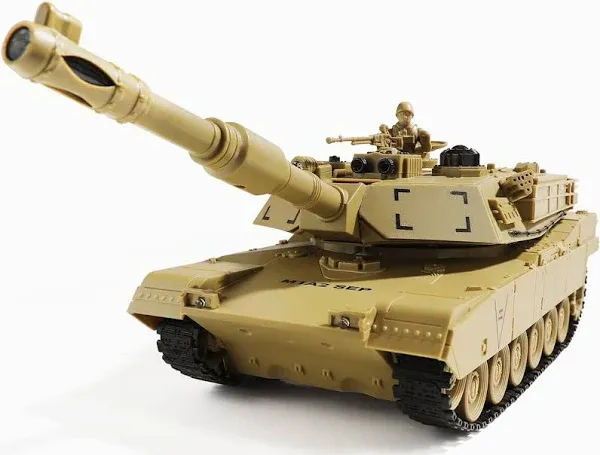 1:28 RC US Mia2 Army Tank