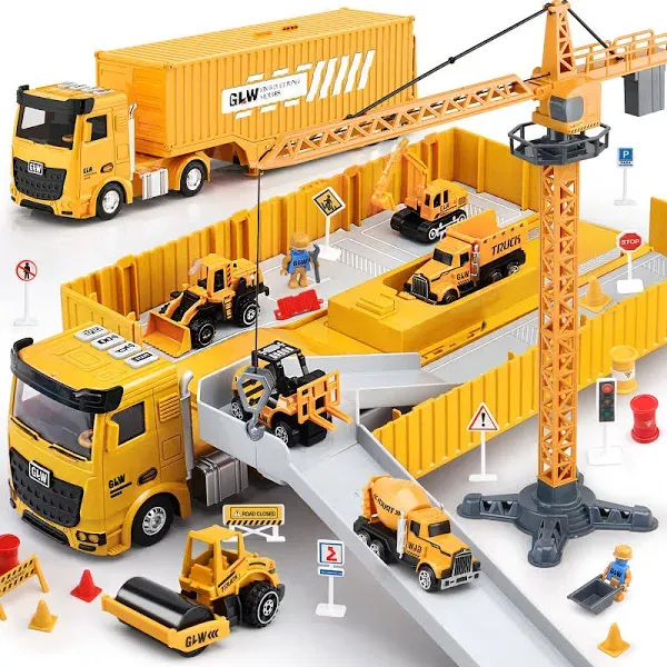 Iguohao Construction Truck Toys Set