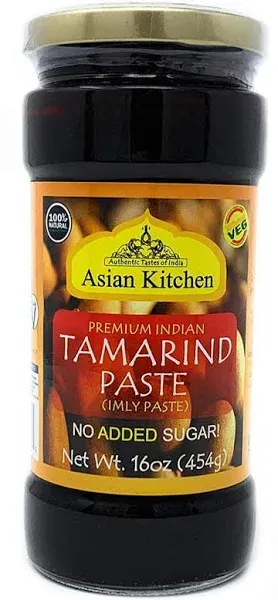 Asian Kitchen Tamarind Concentrate 32oz (2lbs ) 908g (Bulk Value Pack) ~ Gluten Free, No added sugar | All Natural | Vegan | NON-GMO | No Colors | Indian Origin