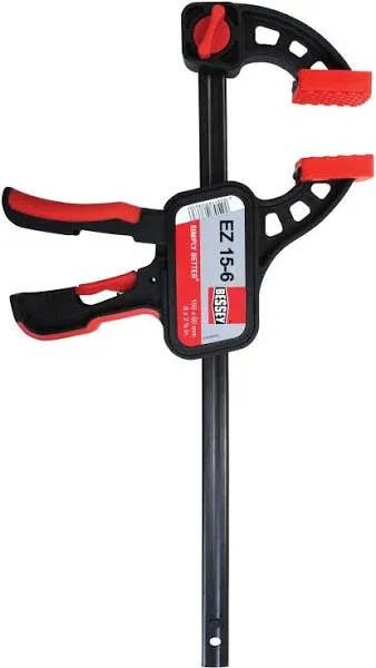 BESSEY EZ15-6 One Handed Trigger Clamp for Compressing &amp; Spreading 6 Capacity x