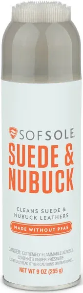 Sof Sole Suede and Nubuck Leather Shoe Cleaner, 9-Ounce