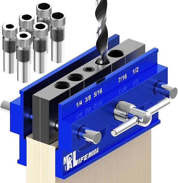 BLEKOO Self Centering Doweling Jig Kit