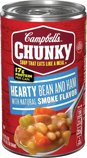 Campbell's Chunky Bean & Ham Smoke Chunky Soup (1.19 lbs)