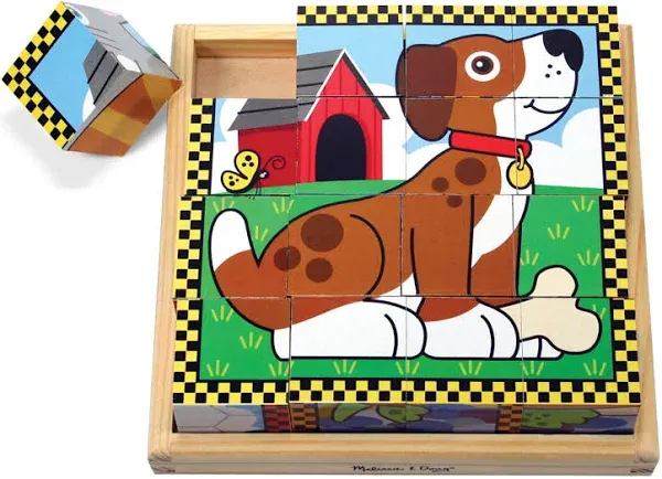 Melissa & Doug Pets Cube Puzzle