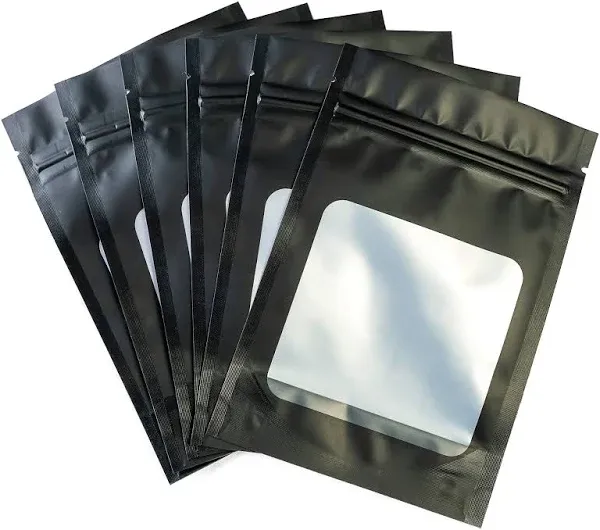 Hanser Smell Proof Odorless Mylar Resealable Foil Pouch Bags