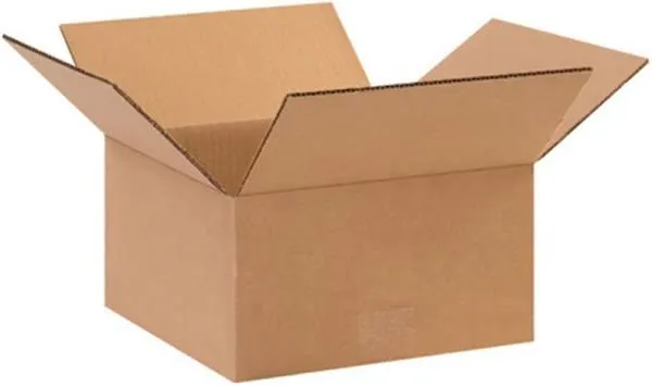 10 x 10 x 5" Flat Corrugated Boxes