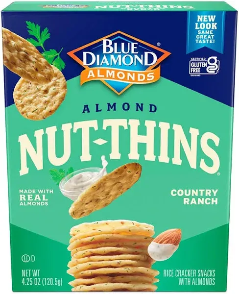 Blue Diamond Nut Thins Cracker