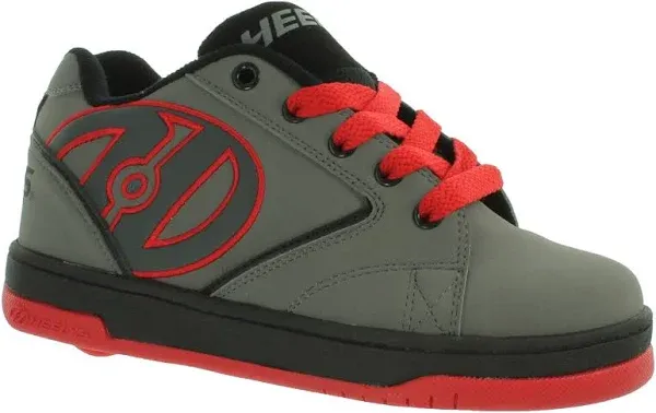 Heelys Boy's Propel 2.0 (Little Kid/Big Kid/Adult) Grey/Red/Black Sneaker Men's 7 M