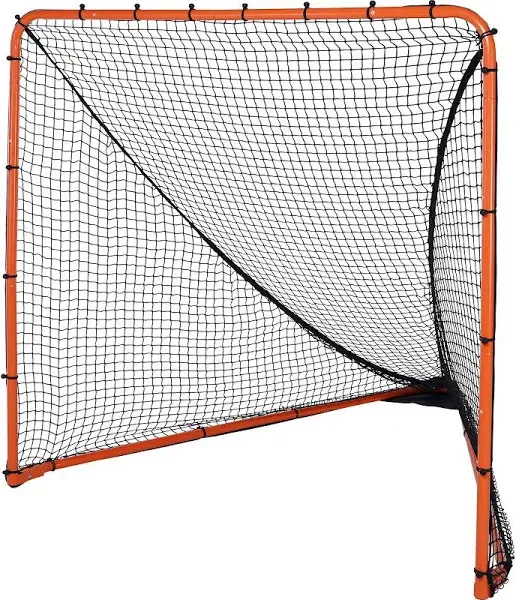 VEVOR Lacrosse Goal, Lacrosse Net, Portable Backyard Lacrosse Training Equipment, Steel Frame Training Net, Quick & Easy Setup Lacrosse Goal, Perfect for Youth Adult Training, Orange