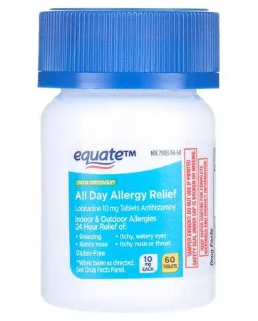 Equate Allergy Relief Loratadine Tablets