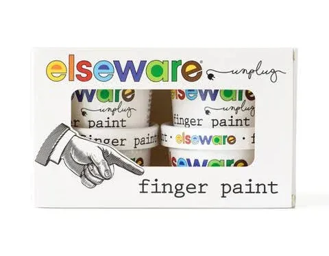 Eco-friendly Kids Finger Paint (Set of 4)