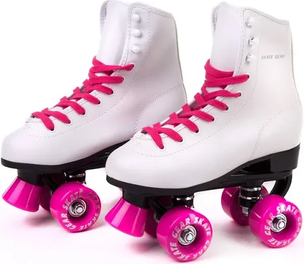 Skate Gear Retro Design Quad Roller Skates