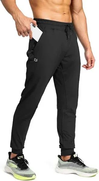 G Gradual Men&#039;s Sweatpants with Zipper Pockets Tapered Joggers for Men Athletic 