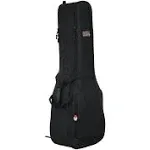 Gator Cases 4G Series Dual Gig Bag; Holds (1) Acoustic and (1) Electric Guitar (GB-4G-ACOUELECT)