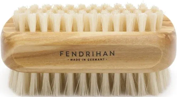 Olive Wood Hand and Nail Brush with Pure Natural Bristles