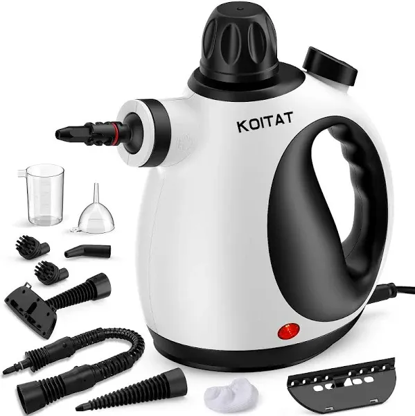 KOITAT Handheld Steam Cleaner Steam Cleaner for Home with 10 Accessory Kit