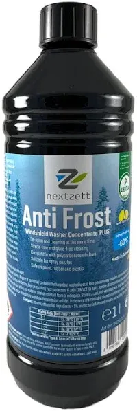 Nextzett Anti-Frost Windshield Washer Fluid Concentrate 1 Liter