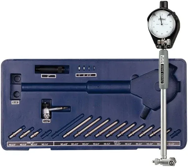 Fowler Full Warranty Extender Dial Bore Gage Set 52-646-400 1.4-6 Measuring