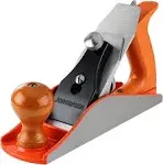 JORGENSEN No.4 10" Wood Planer, Hand Planer for Woodworking, Hand Plane, Wood Plane, Jack Plane for Trimming, Wood Planing, Craft - Smoothing Plane with Ductile Iron Body, Adjustable Cutting Depth