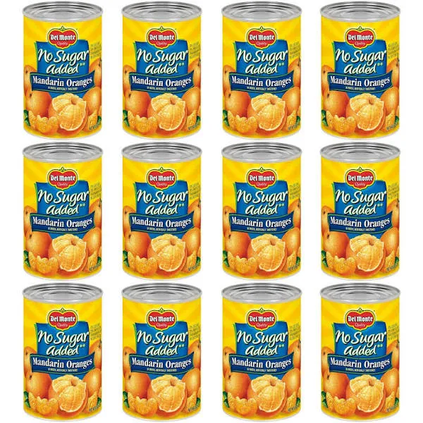 Del Monte Canned Mandarin Oranges No Sugar Added