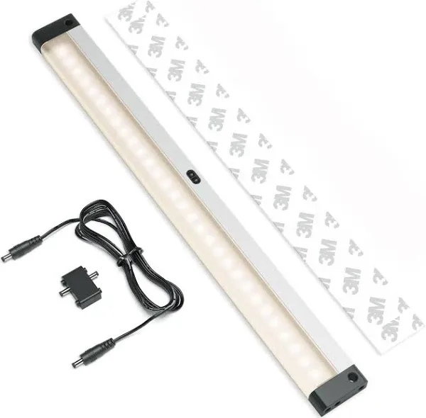 EShine LED Lighting Bar Panel Under Cabinet with No IR sensor with Accessories