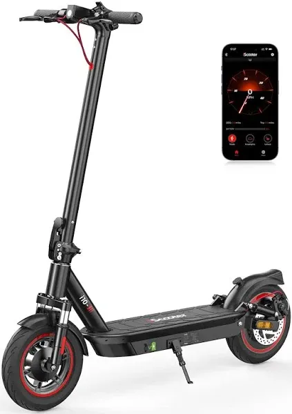 iScooter Electric Scooter Adults 650W Motor 25MPH Fast Speed Long Range 10&#039;&#039;Tire