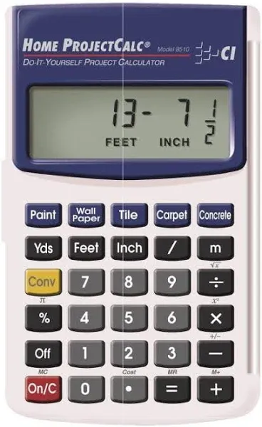 Calculated Industries 8510 Calculator Home Project