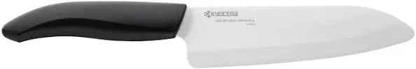 Kyocera Advanced Ceramic Revolution Series 6-inch Chef's Santoku Knife white