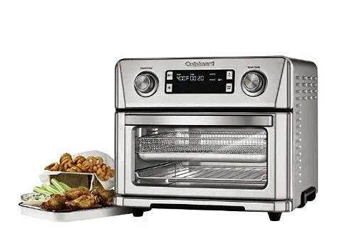 Cuisinart CTOA-130PC2 Digital Model Airfryer Toaster Oven 0.6 Cu Ft Silver 86279185402