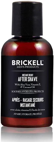 Brickell Instant Relief Men's Aftershave - 4 oz.