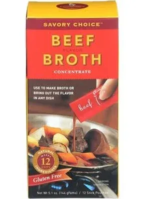 Savory Choice Beef Broth Base 12ct