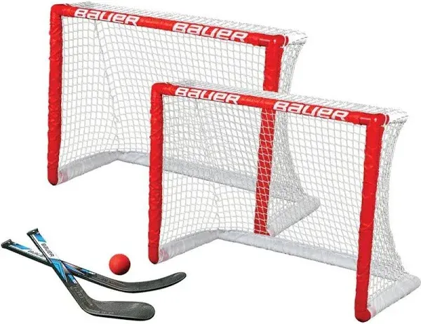 Bauer Knee Hockey Goal Set Twin Pack