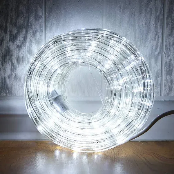 33ft 240 LED Rope Lights,110V 2 Wire Connectable Waterproof Rope Lights,Indoo..<wbr/>.