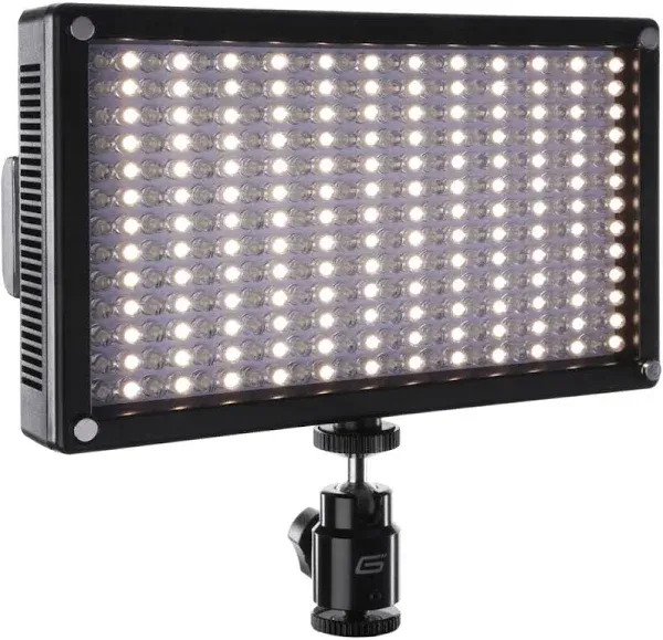 Genaray LED-7100T 312 LED Variable-Color On-Camera Light - Very Good Condition